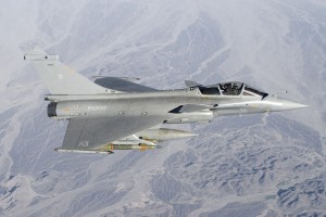 Le Rafale au dessus de la Libye.