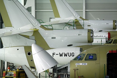 Un Falcon7X au Bourget