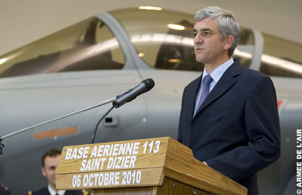 Hervé Morin inaugure l'ETR de Saint-Dizier