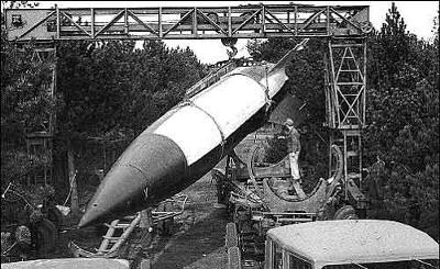 Transport de la fusée V2