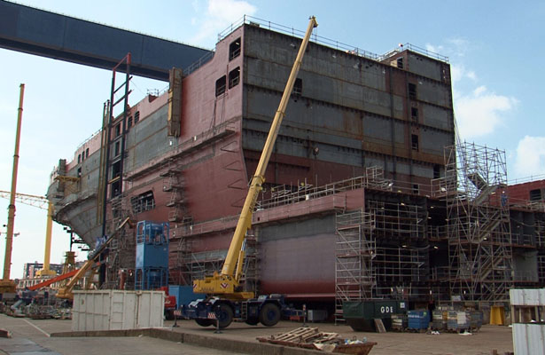 La construction d'un BPC à St-Nazaire en mai 2010.
