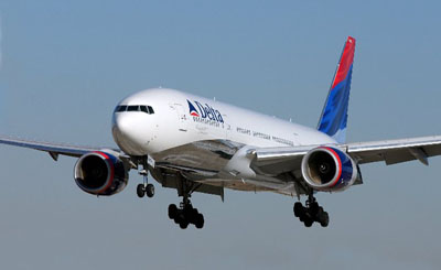 Un avion Delta Airlines