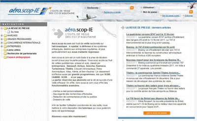 Le site Aeroscopie