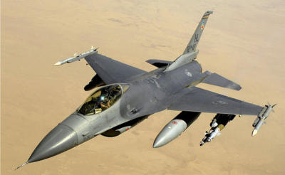 Un F16s de l'USAF