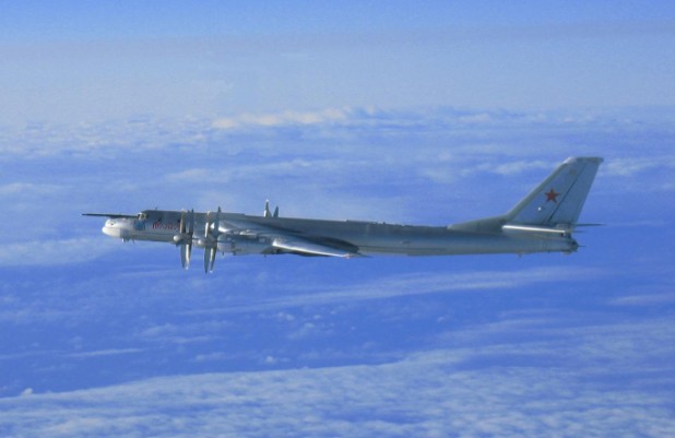 Un Tupolev Tu-95MS.