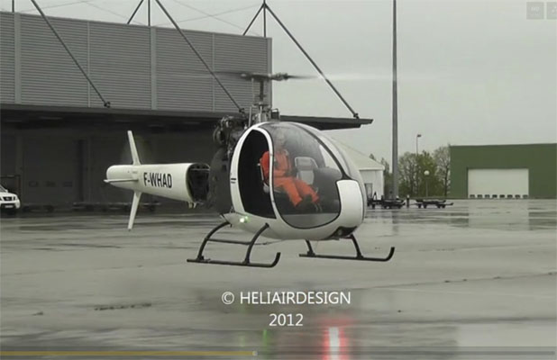 Le premier vol du HAD-1T de Heli Air Design.