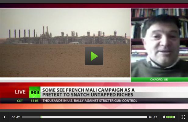 Le journaliste Neil Clark interviewé par la chaîne RT.