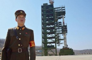 Pas de tir d'un fusée nord-coréenne.