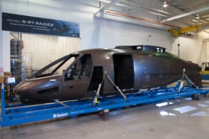 Le fuselage du S-97 conçu par Aurora Flight Sciences.
