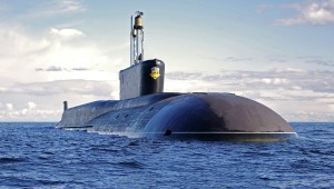Un sous-marin russe lanceur d'engins nucléaires.