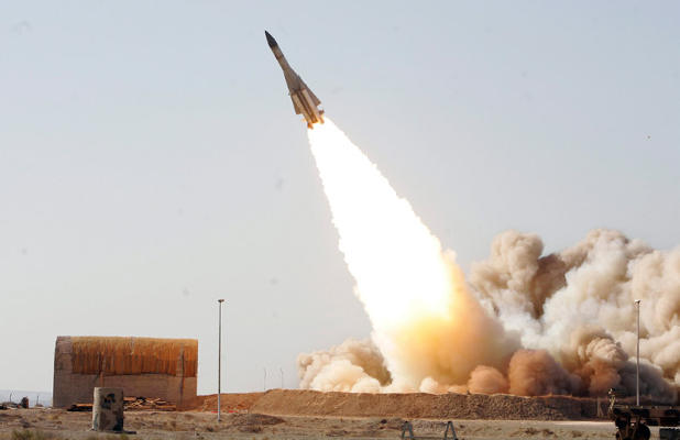 Tire d'un missile iranien S-200 le 20 novembre