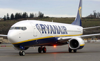 Un avion Ryanair